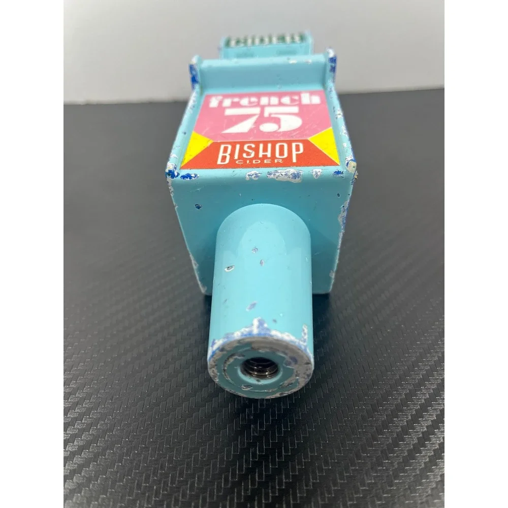 Bishop Cider French 75‎ Tap Handle Light Blue Arcade Game Style